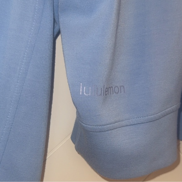 lululemon athletica Softstreme Utility, willow Aero Blue Crewneck Sweatshirt s8 - Picture 5 of 8